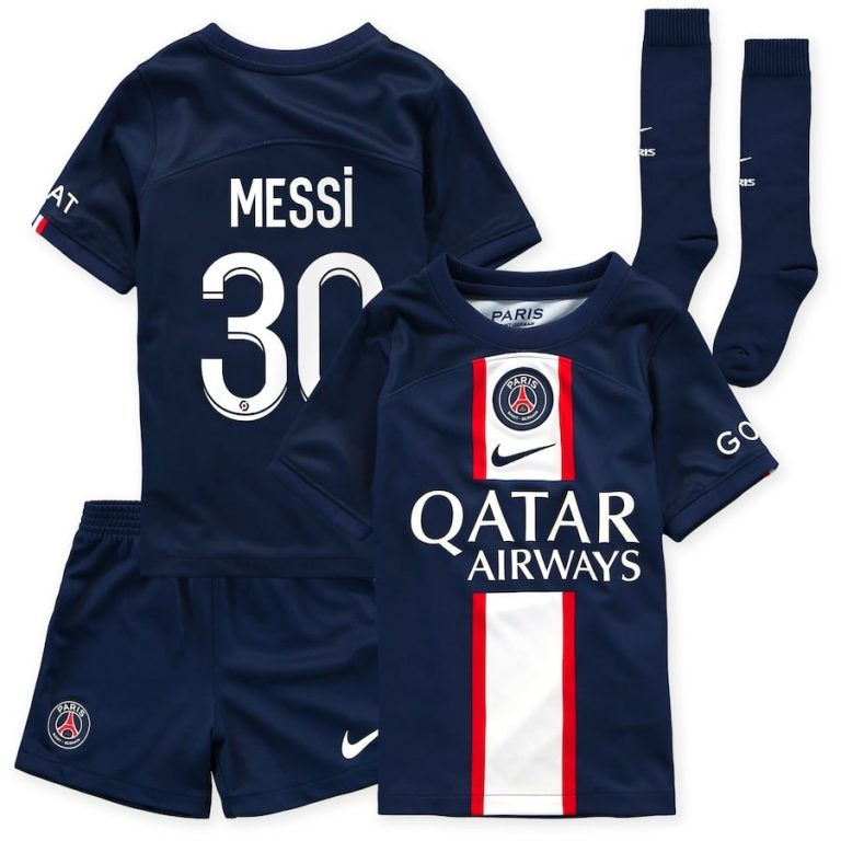 bloem Verslaggever Registratie Paris Saint-Germain PSG Lionel Messi 30 Kind Thuistenue 2022 2023 – Korte  Mouw – voetbal pakje,voetbalshirts sale,voetbal tenue kopen